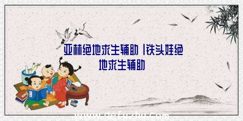 「亚林绝地求生辅助」|铁头娃绝地求生辅助